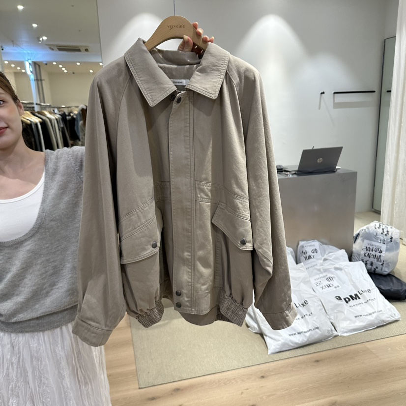 VERVEINE韓國直郵女裝新款時尚推薦休閑真品人氣夾克復古VERVEINE夾克圖色2