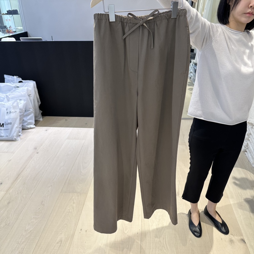 REHE韓國直郵女裝新款熱賣真品時尚推薦休閑人氣休閑褲棉質REHE休閑褲圖色2