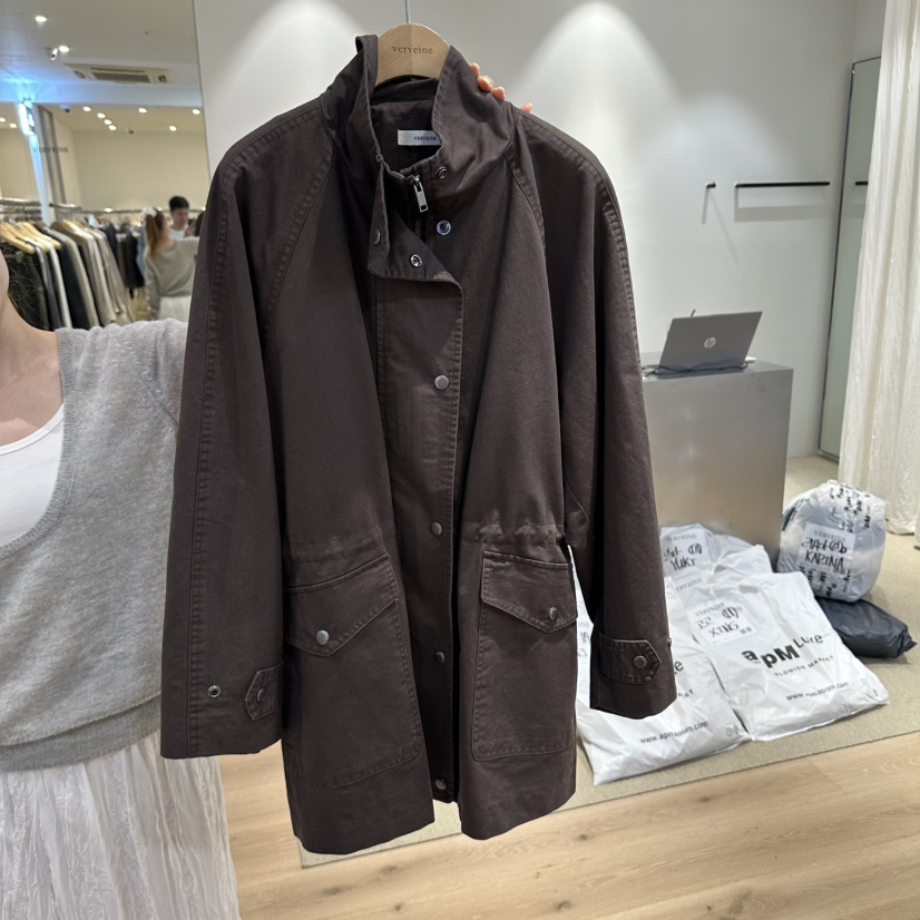 VERVEINE韓國代購女士新款時尚人氣熱賣休閑推薦真品夾克VERVEINE夾克圖色2