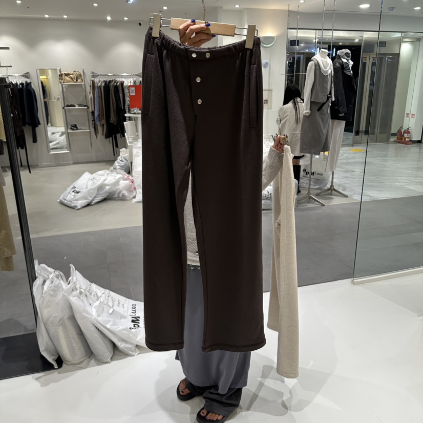 X東大門直郵女裝新品休閑真品推薦人氣時尚熱賣休閑褲Still Matter休閑褲圖色4棕色