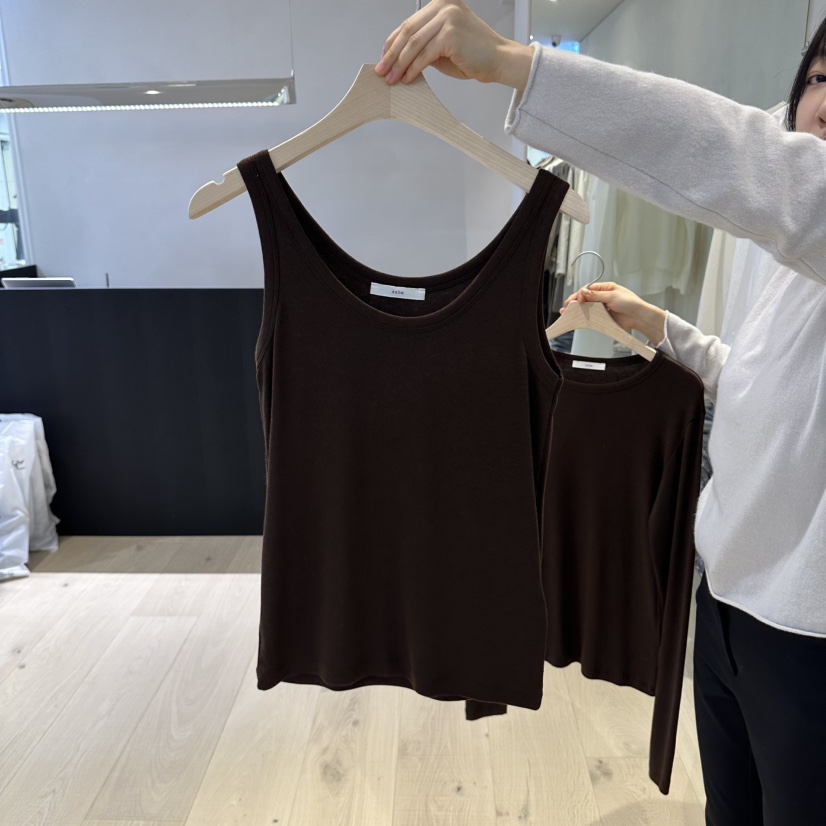 REHE東大門直郵女裝新款真品人氣休閑熱賣時尚推薦吊帶背心REHE吊帶/背心圖色2棕色