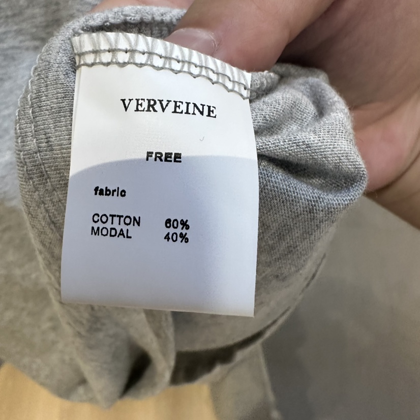 VERVEINE東大門直郵女裝新品人氣時尚推薦長袖T恤莫代爾柔軟VERVEINE長袖T恤