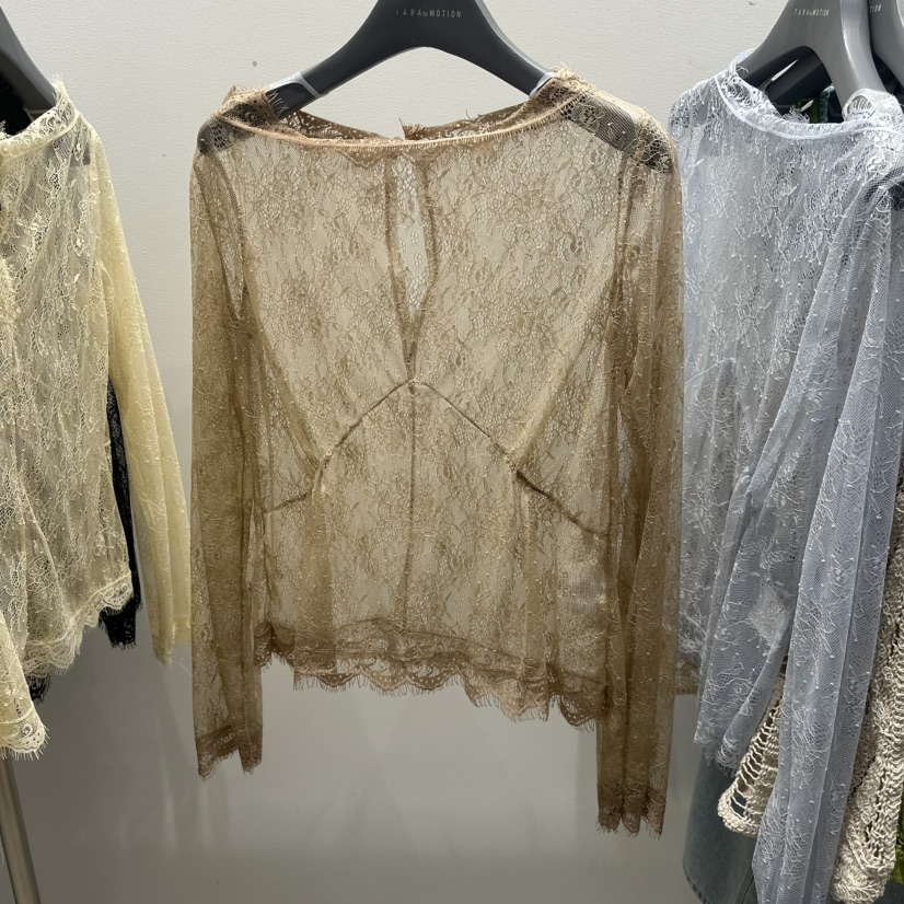 TARABY MOTION韓國代購女裝新品休閑真品熱賣襯衫蕾絲衫TARABY MOTION襯衫/蕾絲衫圖色4