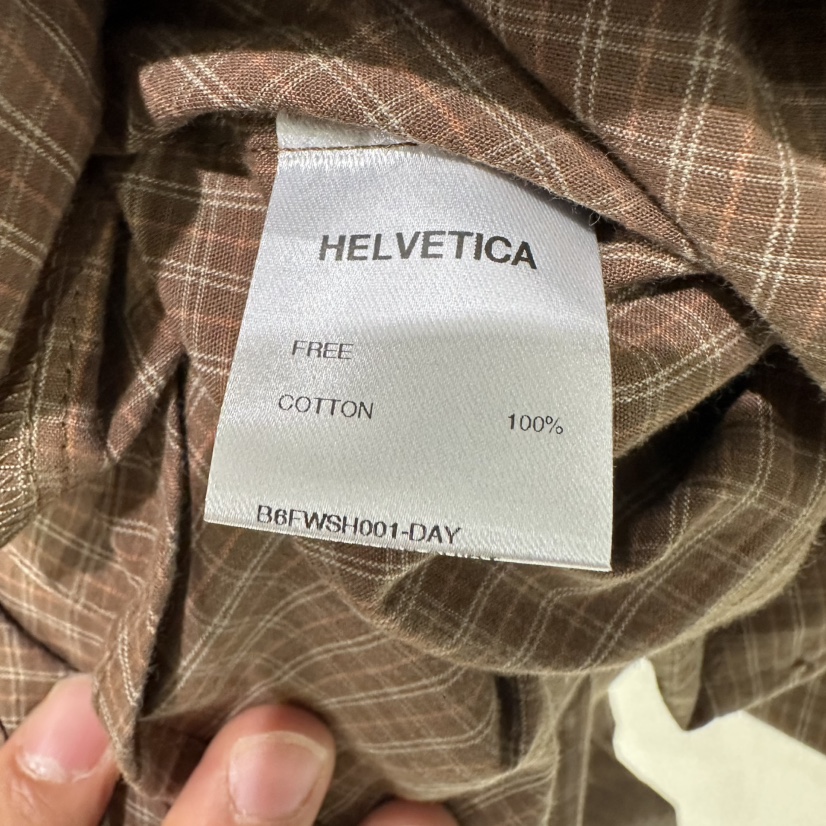 X韓國代購女裝新款熱賣人氣時尚推薦真品休閑襯衫蕾絲衫格紋HELVETICA襯衫/蕾絲衫