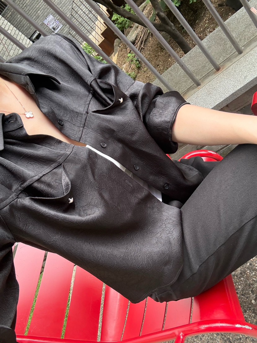 CLOTH東大門實拍女士新品真品休閑推薦時尚襯衫蕾絲衫口袋CLOTH襯衫/蕾絲衫