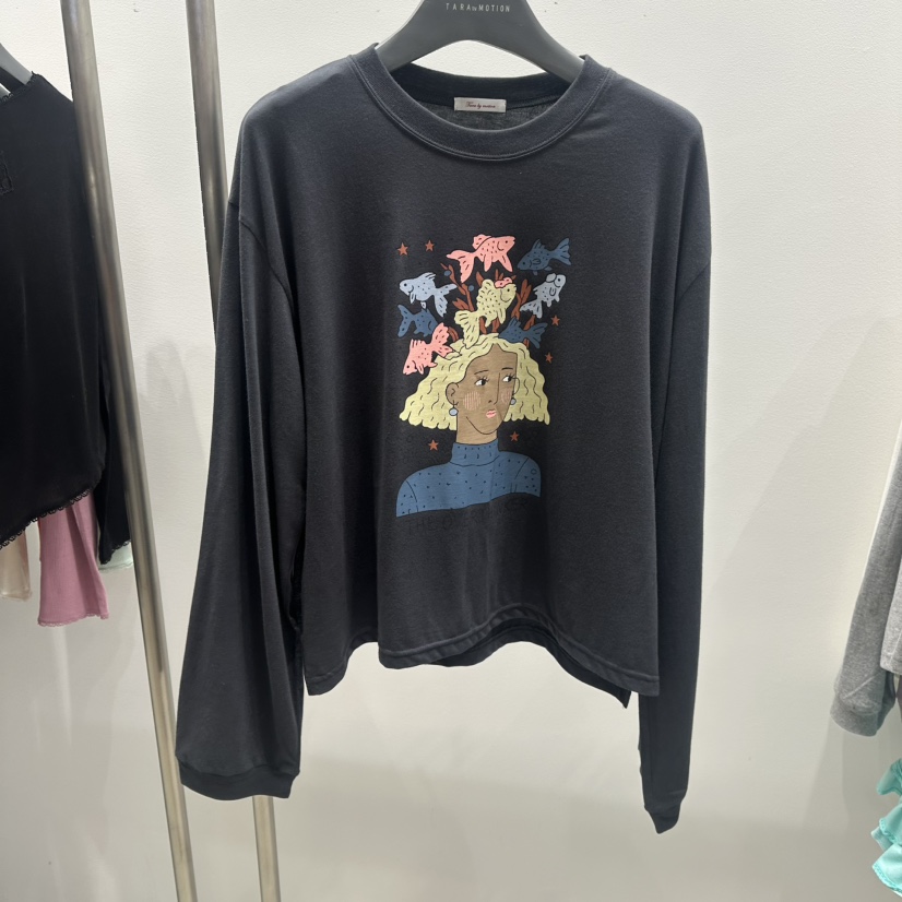 TARABY MOTION東大門直郵女裝新品推薦熱賣時尚真品長袖T恤TARABY MOTION長袖T恤圖色3