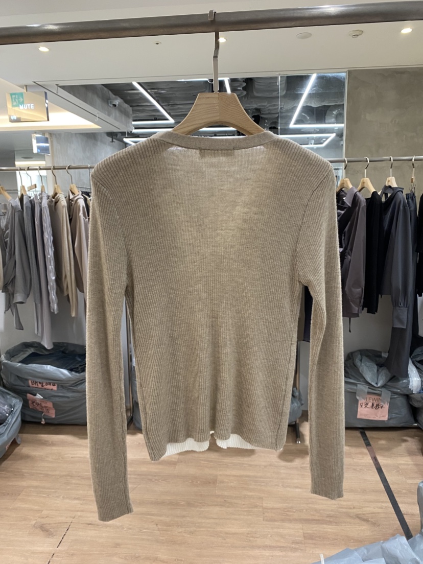 LEWIN韓國代購女裝新款人氣熱賣休閑真品時尚推薦開衫假兩件LEWIN開衫