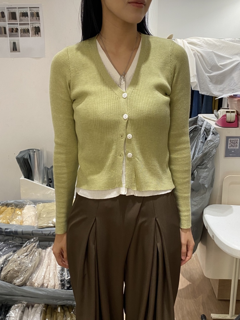 LEWIN韓國代購女裝新款人氣熱賣休閑真品時尚推薦開衫假兩件LEWIN開衫圖色4