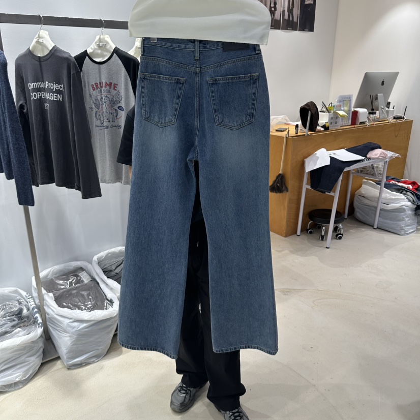X東大門實拍女士新品休閑推薦人氣真品熱賣時尚牛仔褲HELVETICA牛仔褲