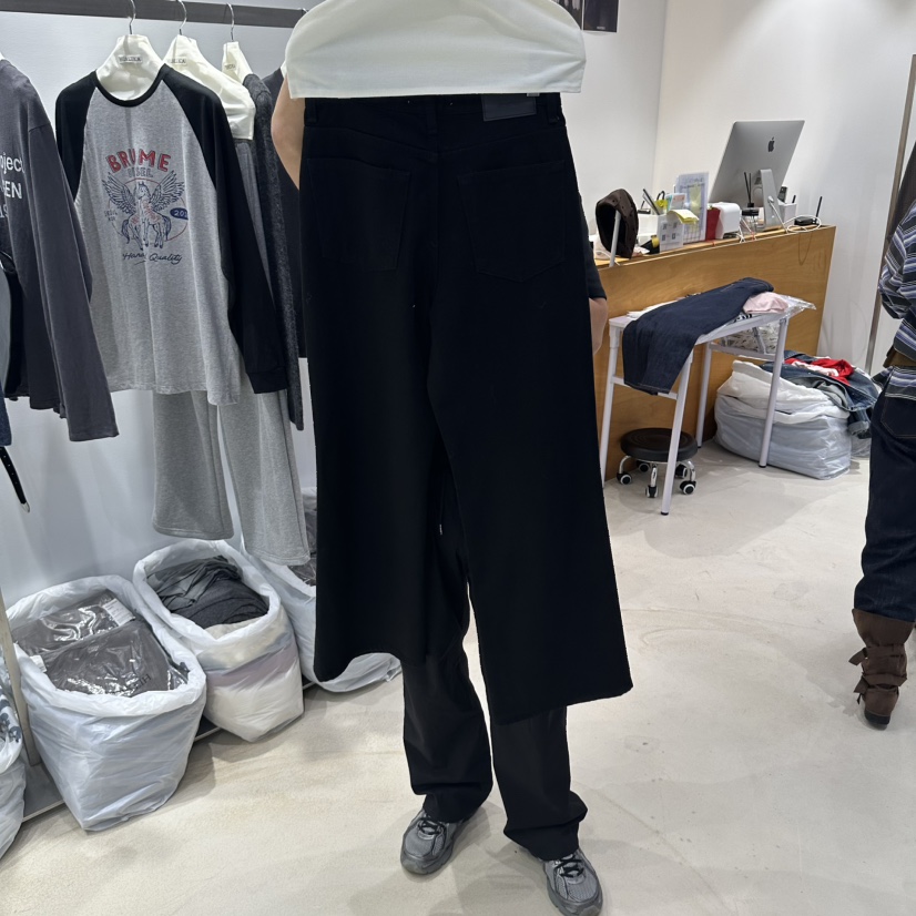 X韓國代購女裝新款推薦人氣時尚真品熱賣休閑休閑褲HELVETICA休閑褲