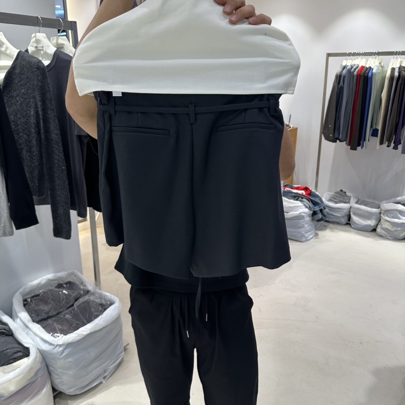 X東大門代購女士新款休閑人氣時尚真品熱賣推薦裙褲含腰帶HELVETICA裙褲