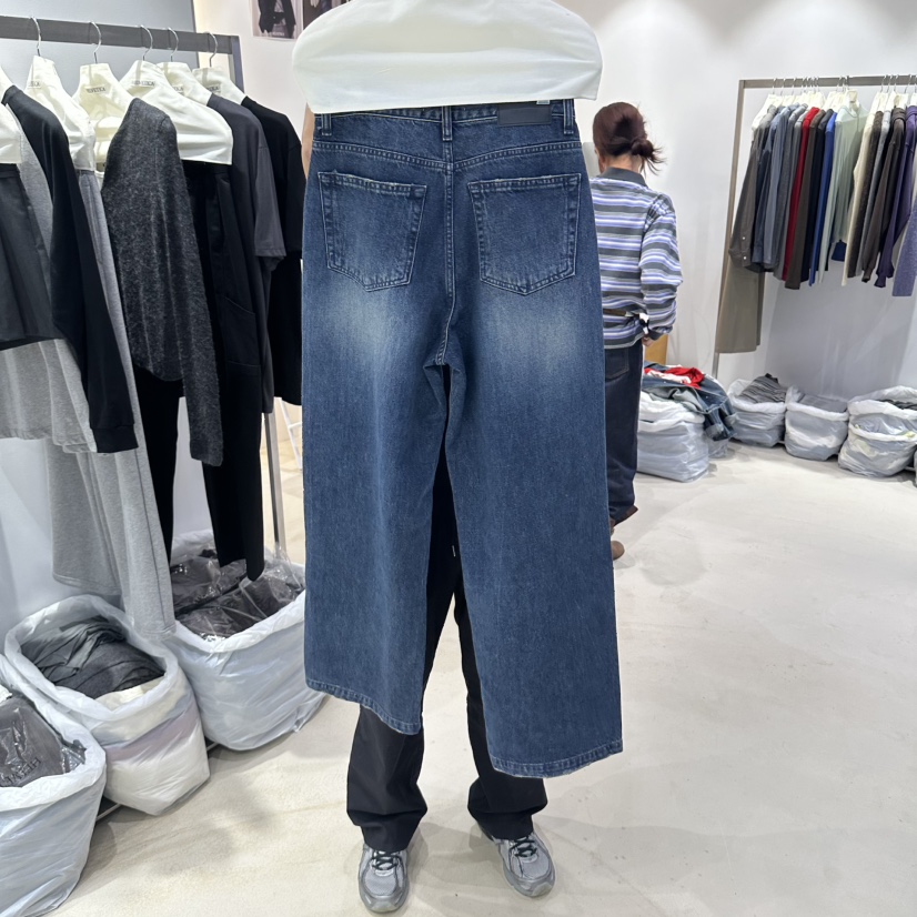 X東大門代購女士新品時尚真品推薦熱賣人氣休閑牛仔褲水洗HELVETICA牛仔褲