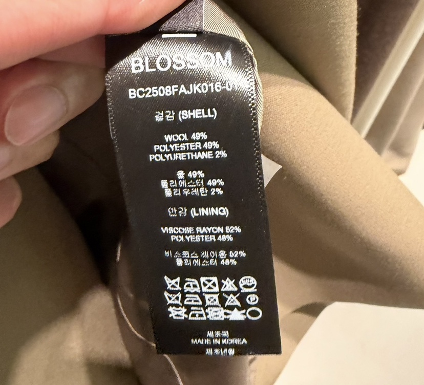 BLOSSOM東大門直郵女士新款時尚休閑人氣真品熱賣推薦夾克BLOSSOM夾克