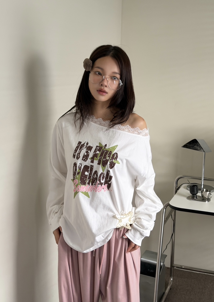 LOVABLE-L東大門直郵女裝新款時尚人氣熱賣真品推薦長袖T恤LOVABLE長袖T恤
