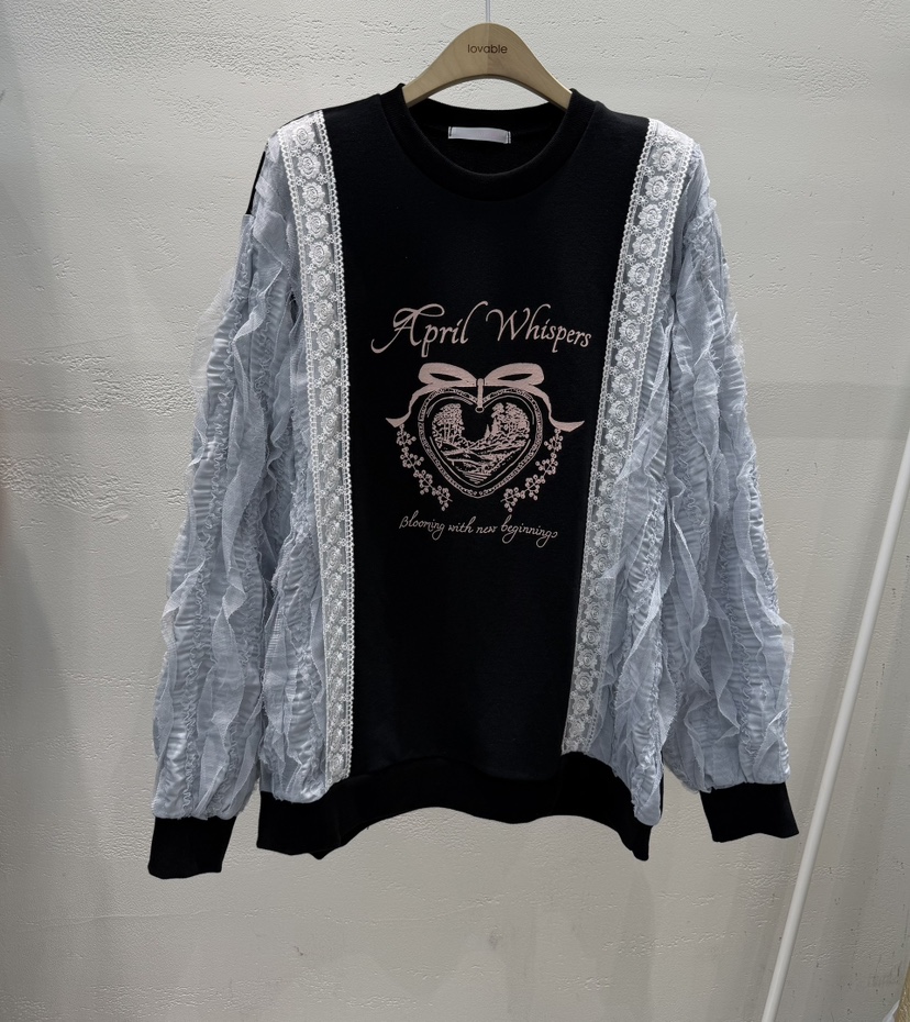 LOVABLE-L東大門直郵女士新款推薦時尚真品熱賣衛衣運動LOVABLE衛衣圖色1