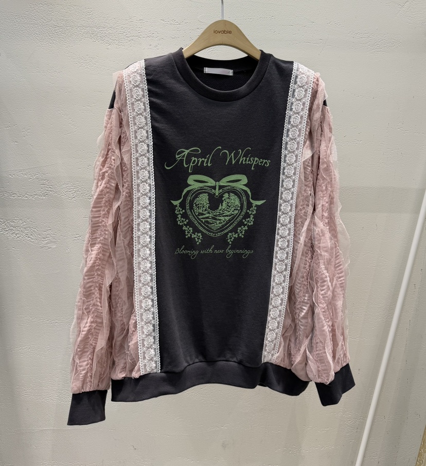 LOVABLE-L東大門直郵女士新款推薦時尚真品熱賣衛衣運動LOVABLE衛衣圖色2