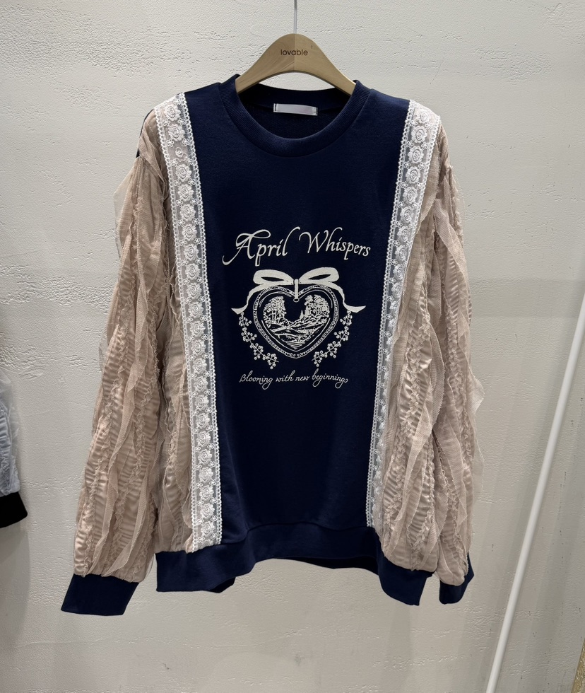 LOVABLE-L東大門直郵女士新款推薦時尚真品熱賣衛衣運動LOVABLE衛衣圖色3
