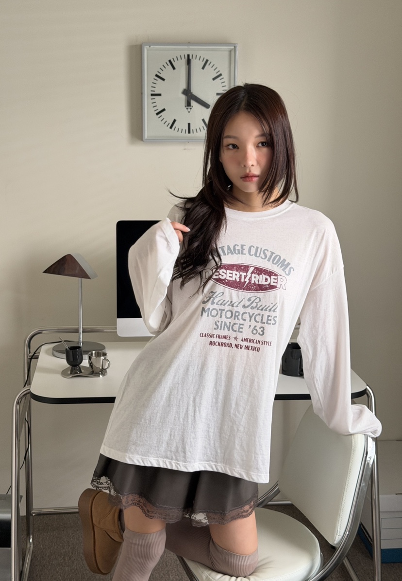 LOVABLE-L韓國代購女士新款休閑熱賣人氣時尚推薦長袖T恤LOVABLE長袖T恤