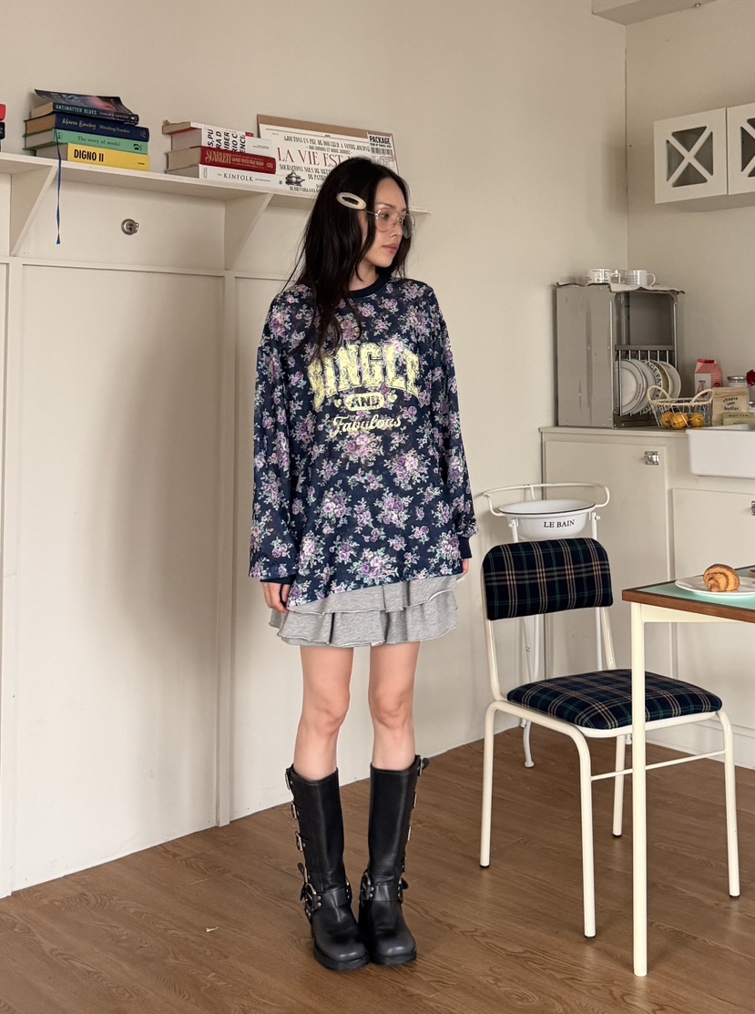 LOVABLE-L東大門代購女士新款推薦休閑熱賣時尚人氣長袖T恤LOVABLE長袖T恤