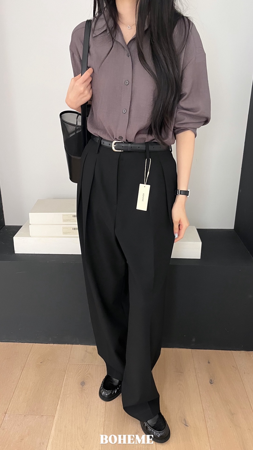 BOHEME韓國直郵女士新品休閑人氣真品推薦時尚襯衫蕾絲衫BOHEME襯衫/蕾絲衫