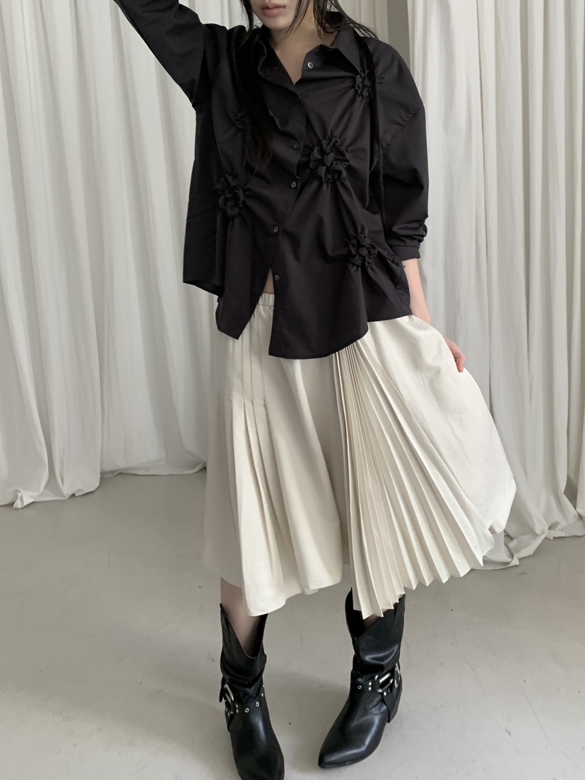 ENHANCE東大門實拍女士新款時尚真品休閑推薦襯衫蕾絲衫刺繡ENHANCE/HOPESMORE襯衫/蕾絲衫