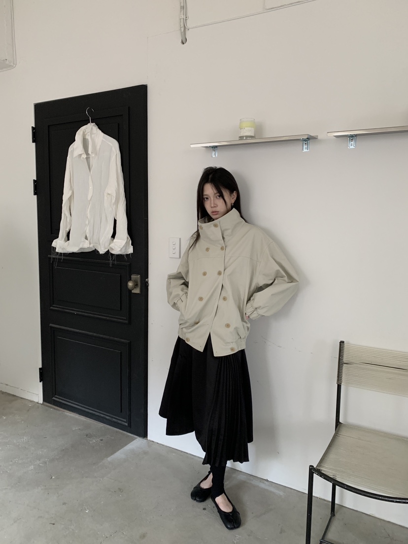 ENHANCE韓國直郵女裝新款真品推薦時尚人氣熱賣休閑夾克棉ENHANCE/HOPESMORE夾克
