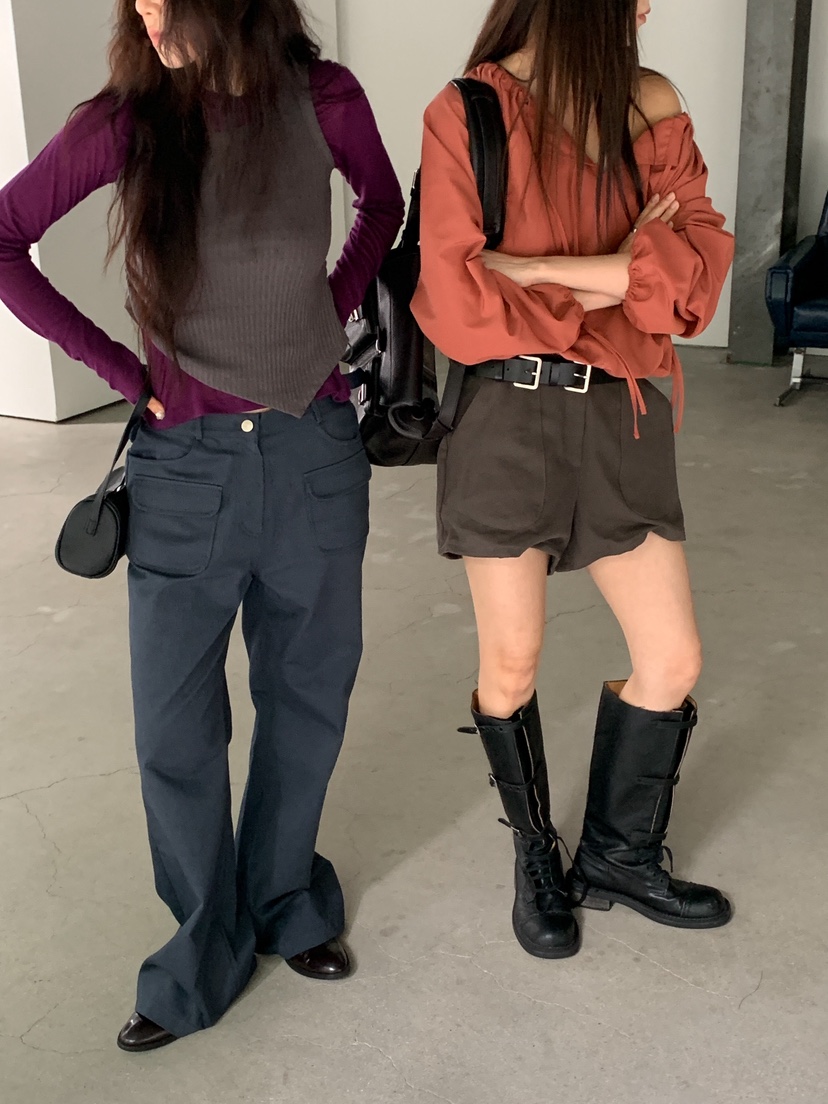 MURMUR東大門實拍女裝新品推薦熱賣休閑真品時尚人氣短褲MURMUR短褲