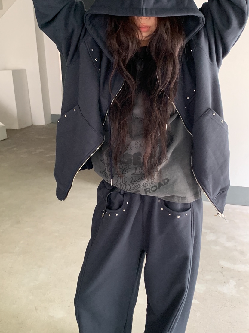 MURMUR東大門實拍女士新款時尚人氣推薦休閑熱賣衛衣連帽衫MURMUR衛衣