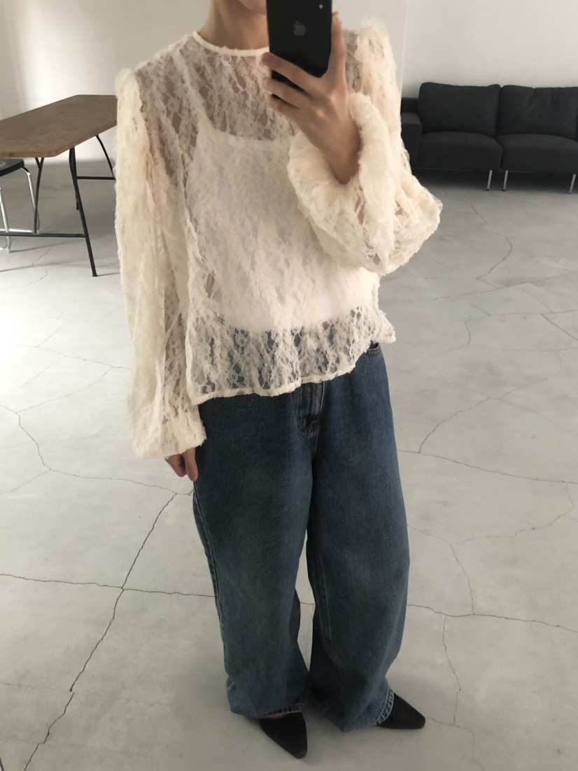MOSMOS韓國代購女士新品時尚熱賣休閑人氣推薦襯衫蕾絲衫MOSMOS襯衫/蕾絲衫