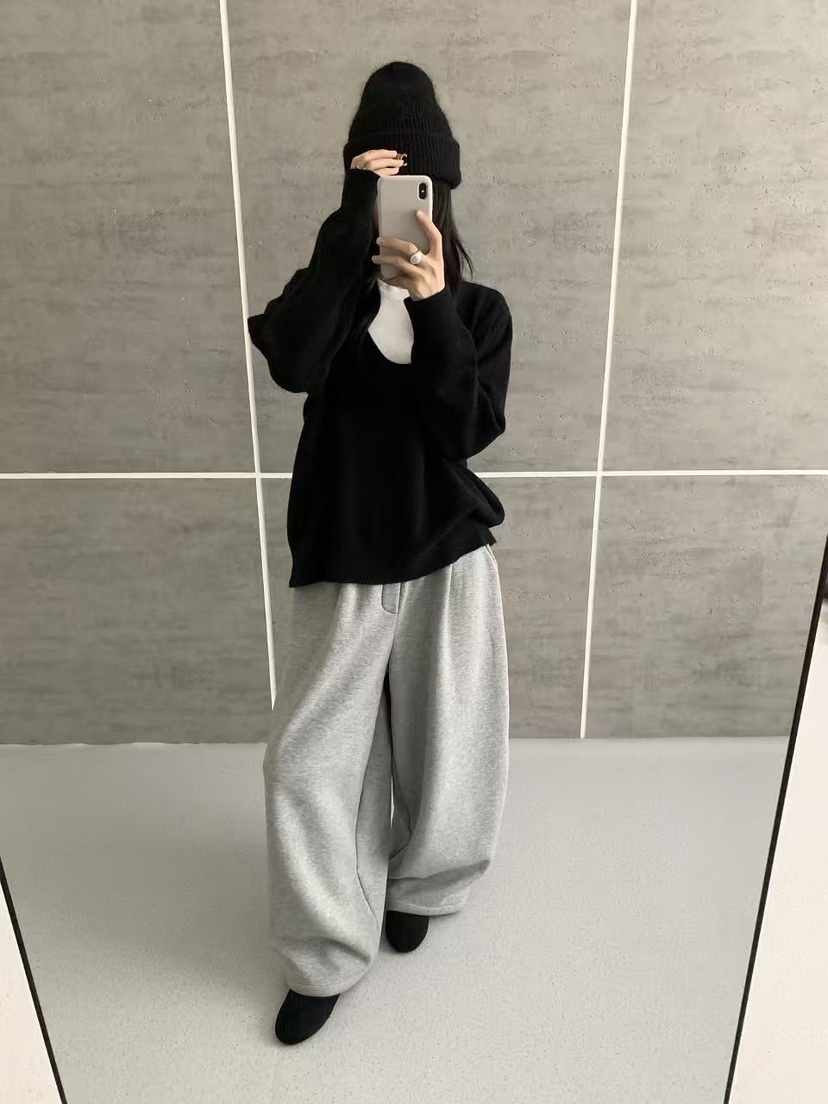BONHEUR東大門實拍女士新款熱賣真品人氣推薦時尚針織衫U領BONHEUR針織衫