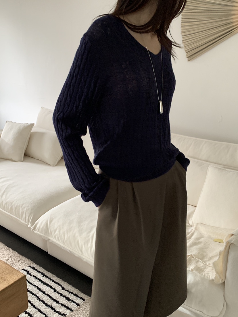 ATHEA韓國代購女裝新款推薦熱賣休閑針織衫不含內搭馬海毛ATHEA針織衫
