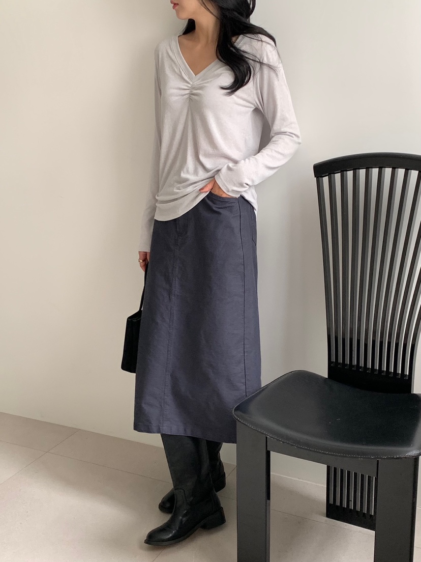 THE EYL韓國代購女裝新款休閑人氣推薦熱賣半身裙中短裙THE EYL半身裙/中短裙