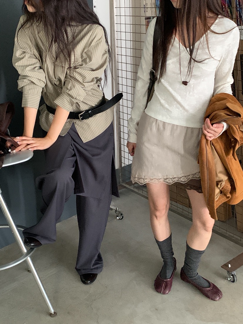 MURMUR東大門代購女裝新品真品休閑推薦熱賣人氣時尚長袖T恤MURMUR長袖T恤