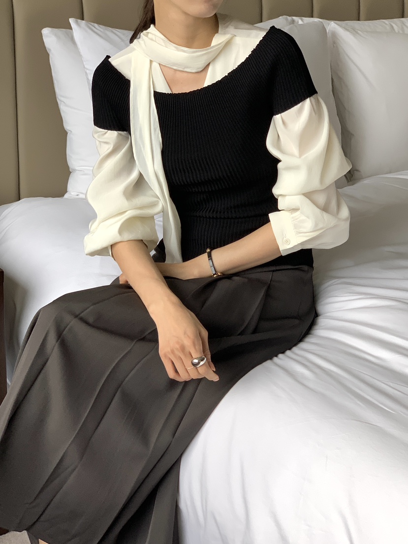 FRILL-T/DADA東大門實拍女裝新品推薦熱賣時尚襯衫蕾絲衫FRILL-T/DADA襯衫/蕾絲衫