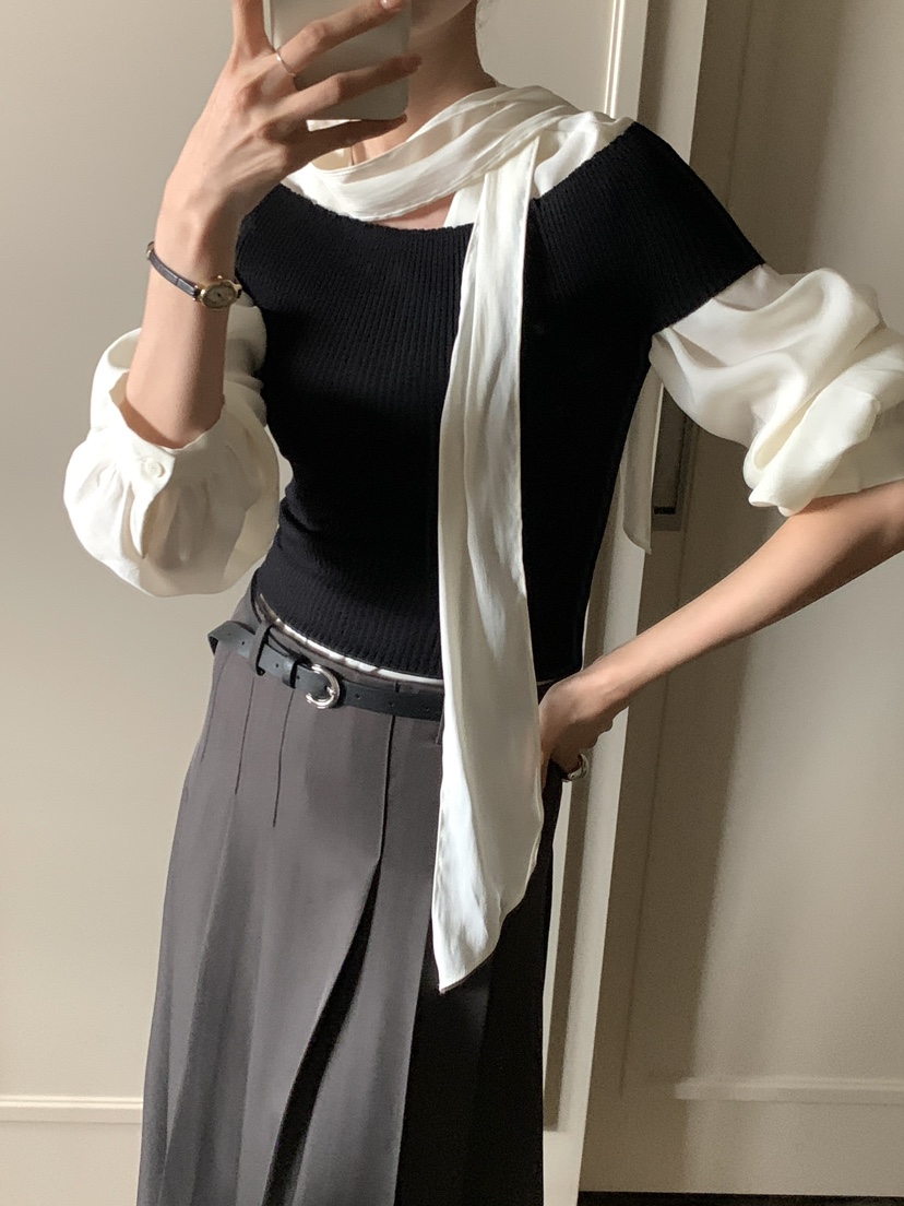 FRILL-T/DADA東大門實拍女裝新品推薦熱賣時尚襯衫蕾絲衫FRILL-T/DADA襯衫/蕾絲衫