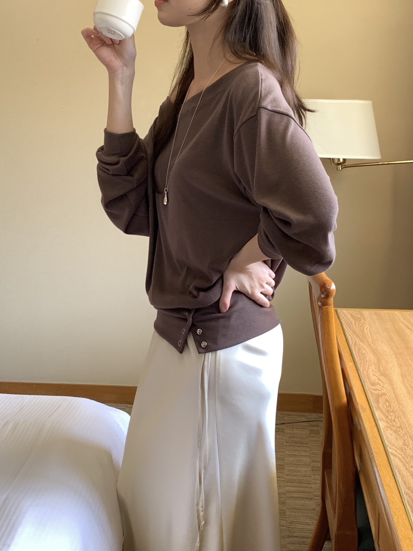 FRILL-T/DADA東大門實拍女士新品人氣推薦熱賣休閑衛衣FRILL-T/DADA衛衣