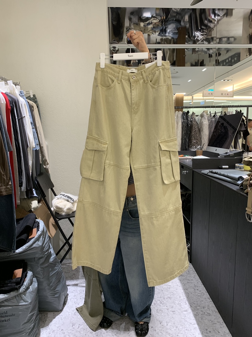 CEDARWOOD東大門代購女士新款人氣熱賣休閑時尚休閑褲口袋CEDARWOOD休閑褲圖色2