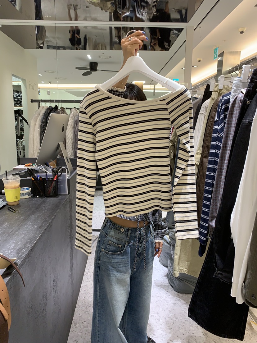 CEDARWOOD東大門直郵女士新款休閑推薦真品人氣時尚長袖T恤CEDARWOOD長袖T恤