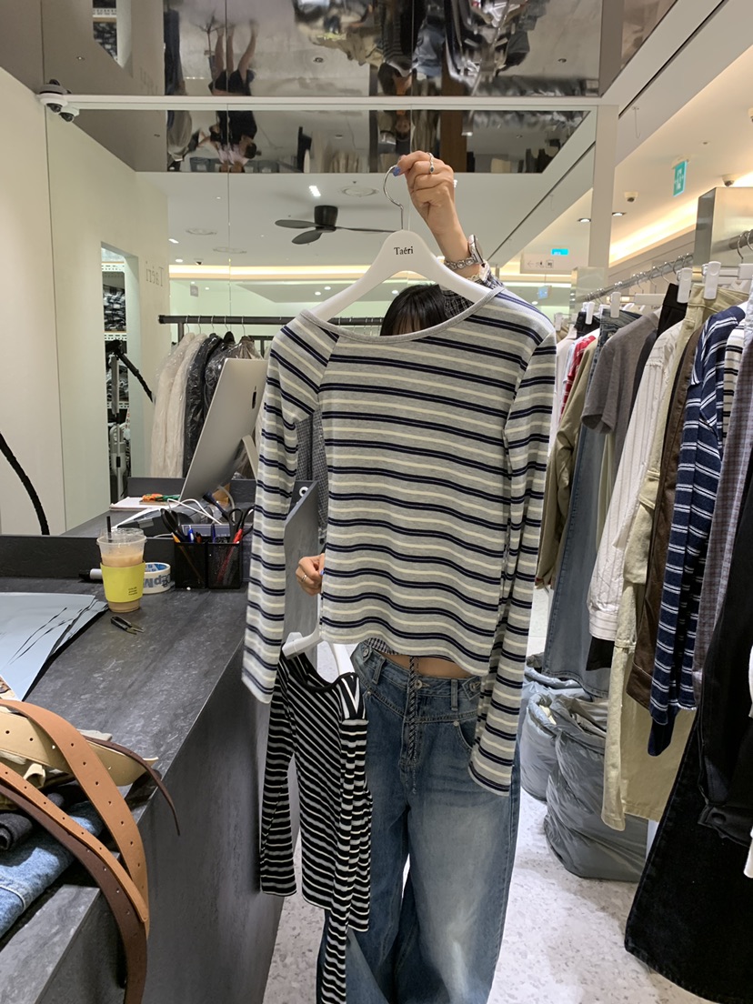 CEDARWOOD東大門直郵女士新款休閑推薦真品人氣時尚長袖T恤CEDARWOOD長袖T恤圖色3