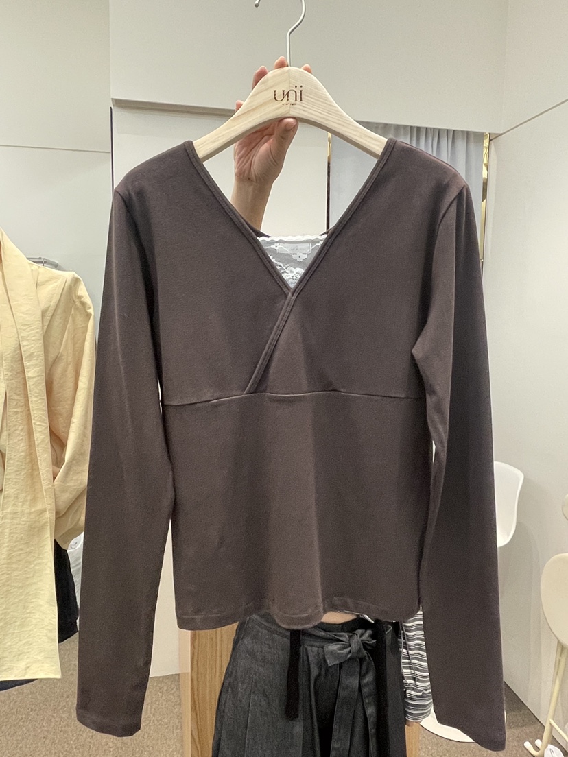UNii東大門代購女士新品熱賣推薦真品人氣休閑時尚長袖T恤UNii長袖T恤圖色3