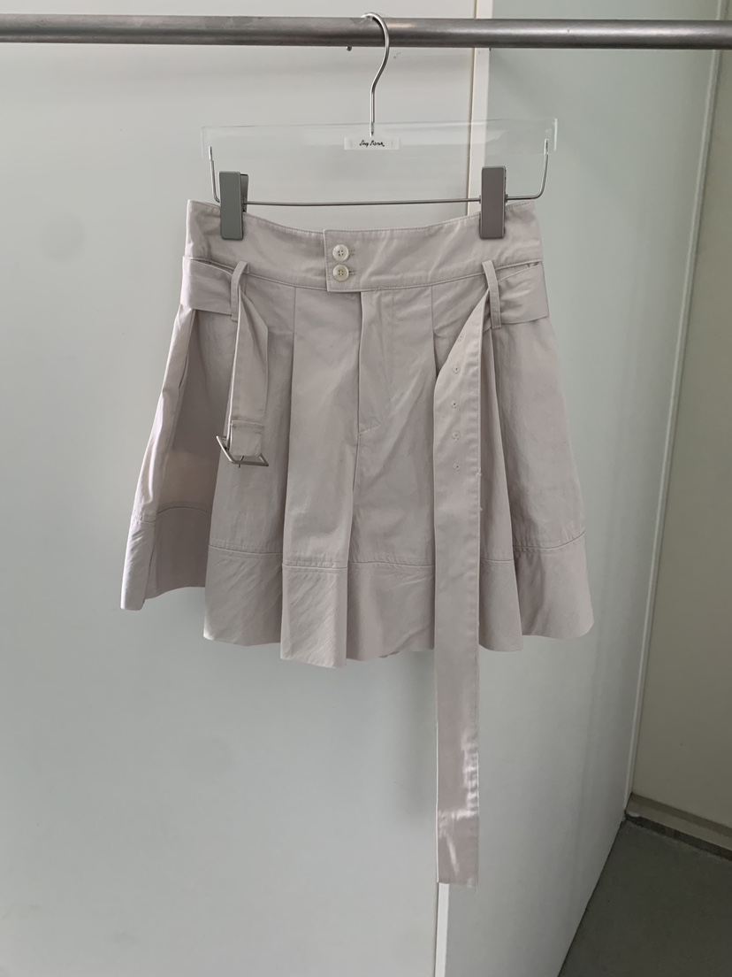 SHOP POSTER東大門直郵女士新品時尚真品休閑裙褲含腰帶SHOP POSTER裙褲圖色1