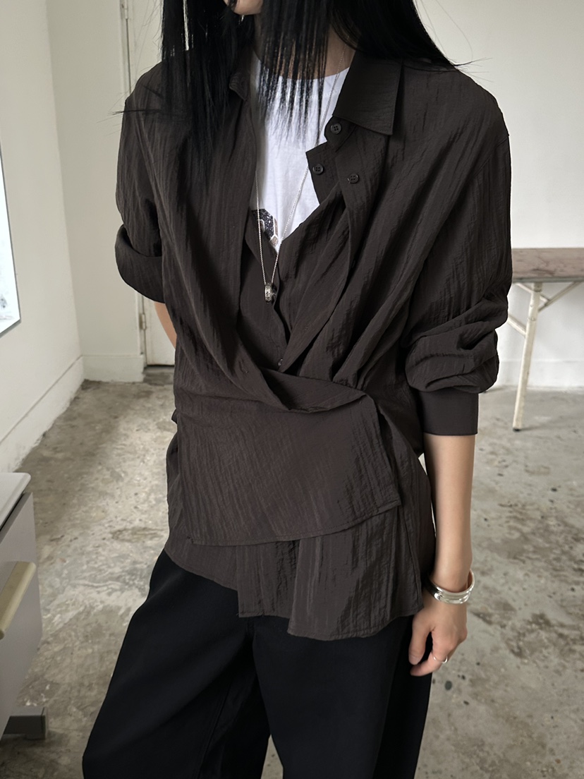 EARLY BIRD東大門代購女裝新款休閑真品推薦時尚襯衫蕾絲衫EARLY BIRD襯衫/蕾絲衫