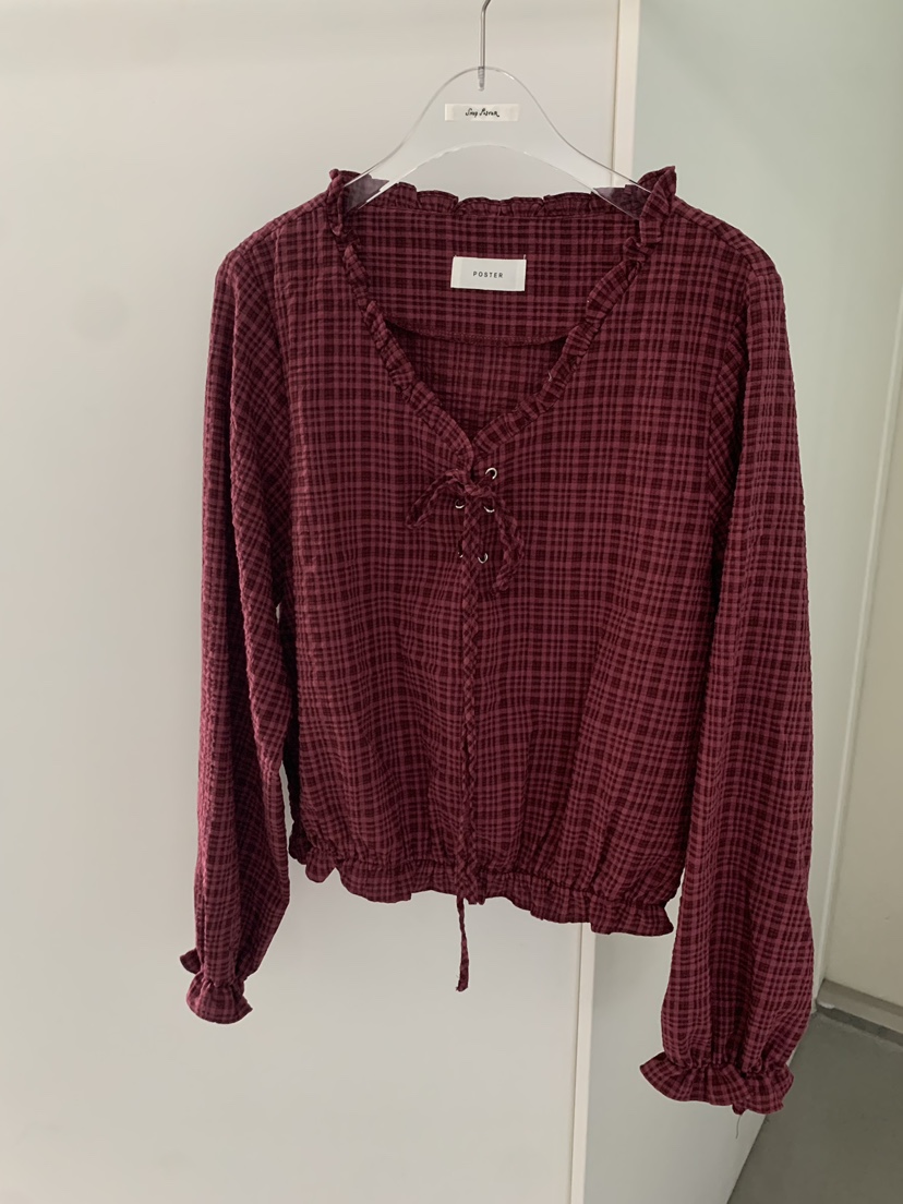 SHOP POSTER東大門直郵女士新品推薦時尚休閑襯衫蕾絲衫SHOP POSTER襯衫/蕾絲衫圖色2