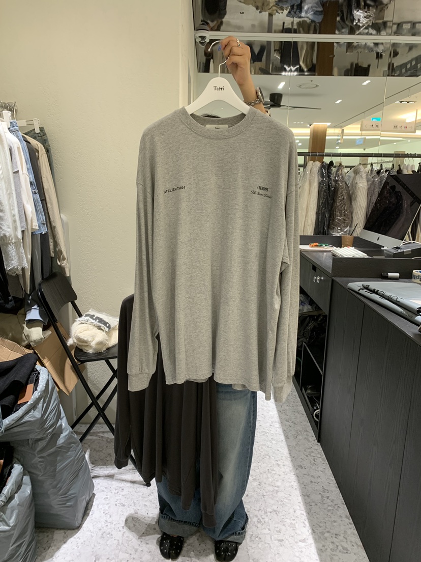CEDARWOOD韓國直郵女士新品推薦熱賣人氣長袖T恤字母印花CEDARWOOD長袖T恤圖色1