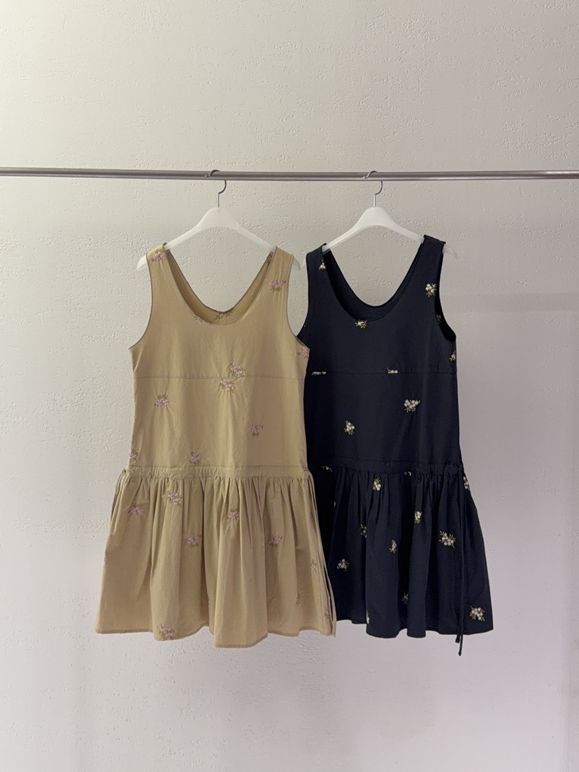 RIVER RAIN東大門代購女士新品時尚推薦休閑連衣裙OPS刺繡RIVER RAIN連衣裙