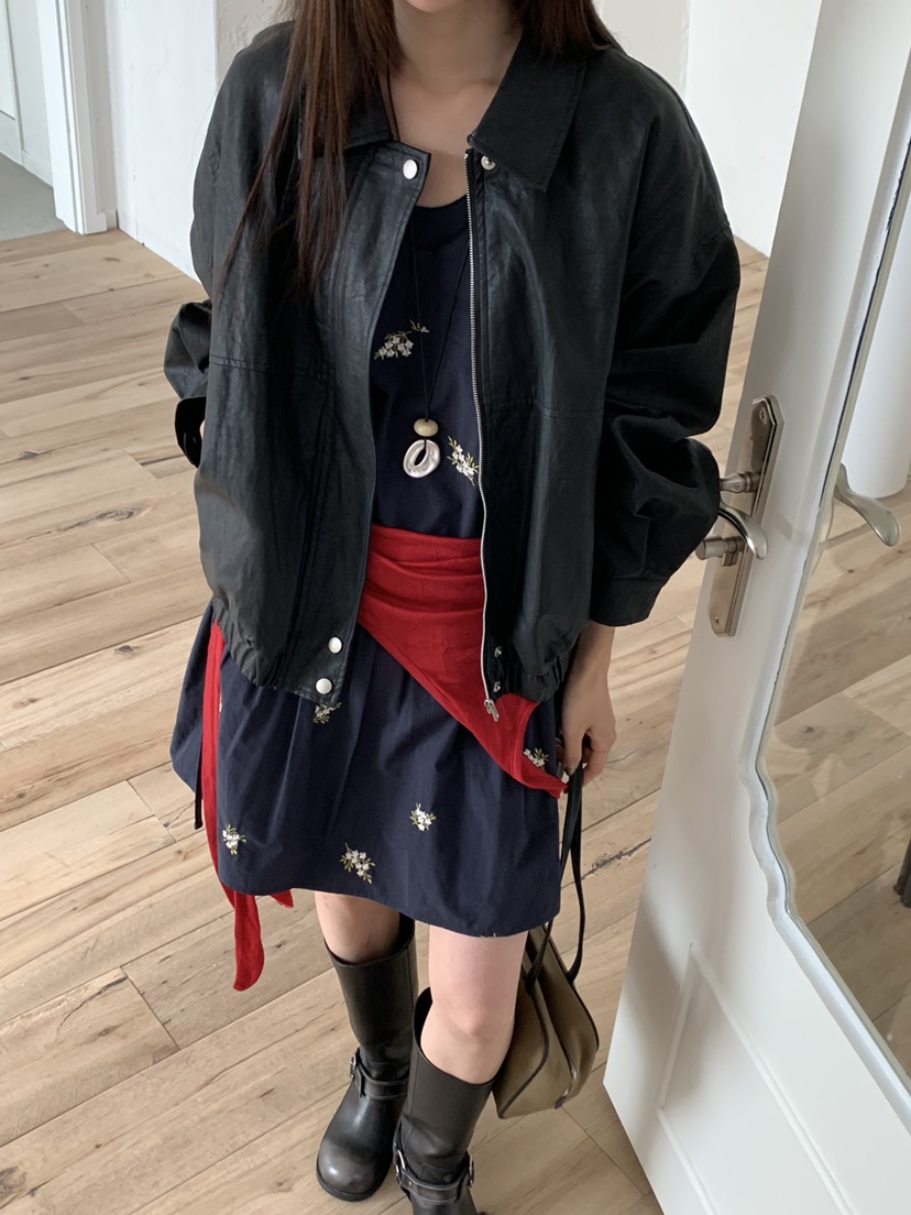 RIVER RAIN韓國代購女士新款真品熱賣時尚休閑人氣夾克皮革RIVER RAIN夾克