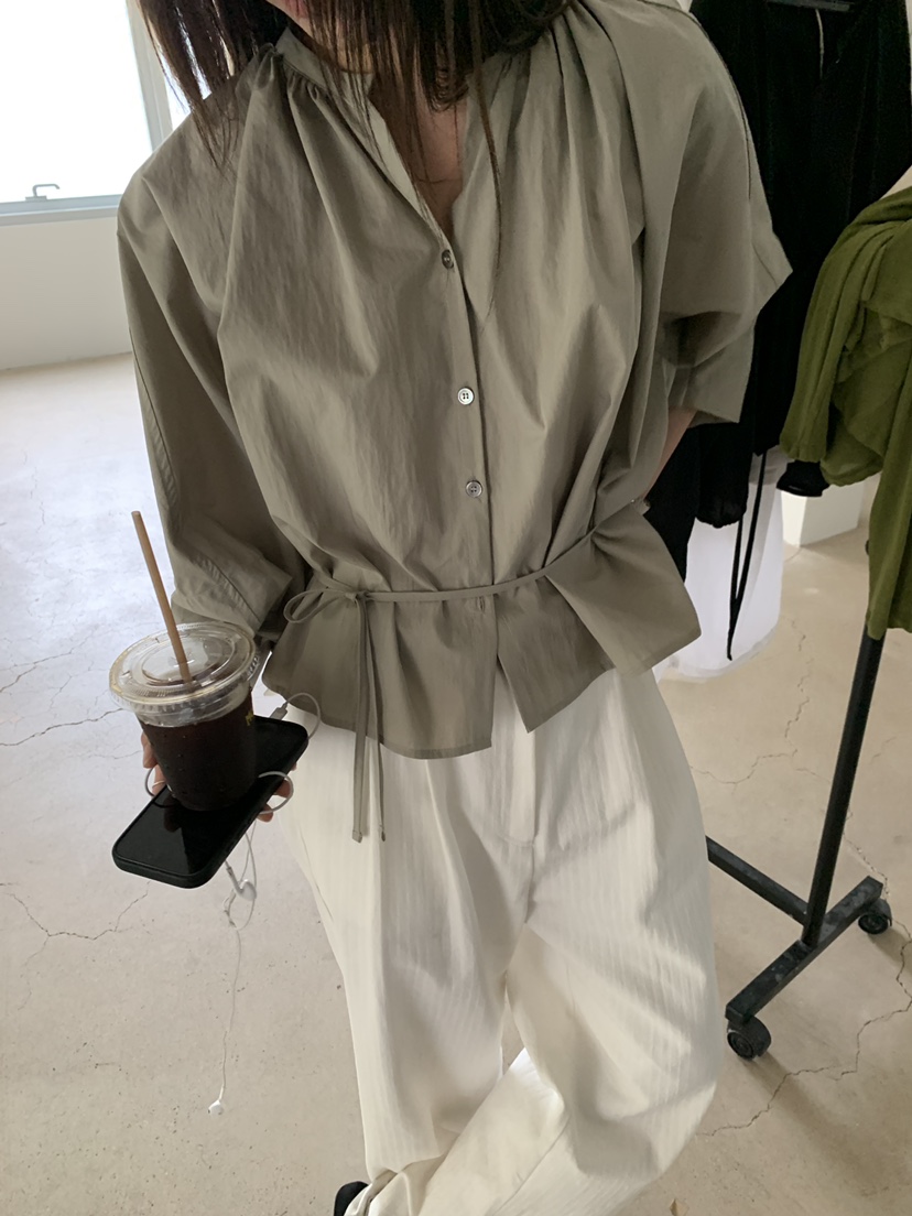 B_GARDER東大門代購女士新款休閑時尚熱賣推薦襯衫蕾絲衫B.GARDER襯衫/蕾絲衫圖色2