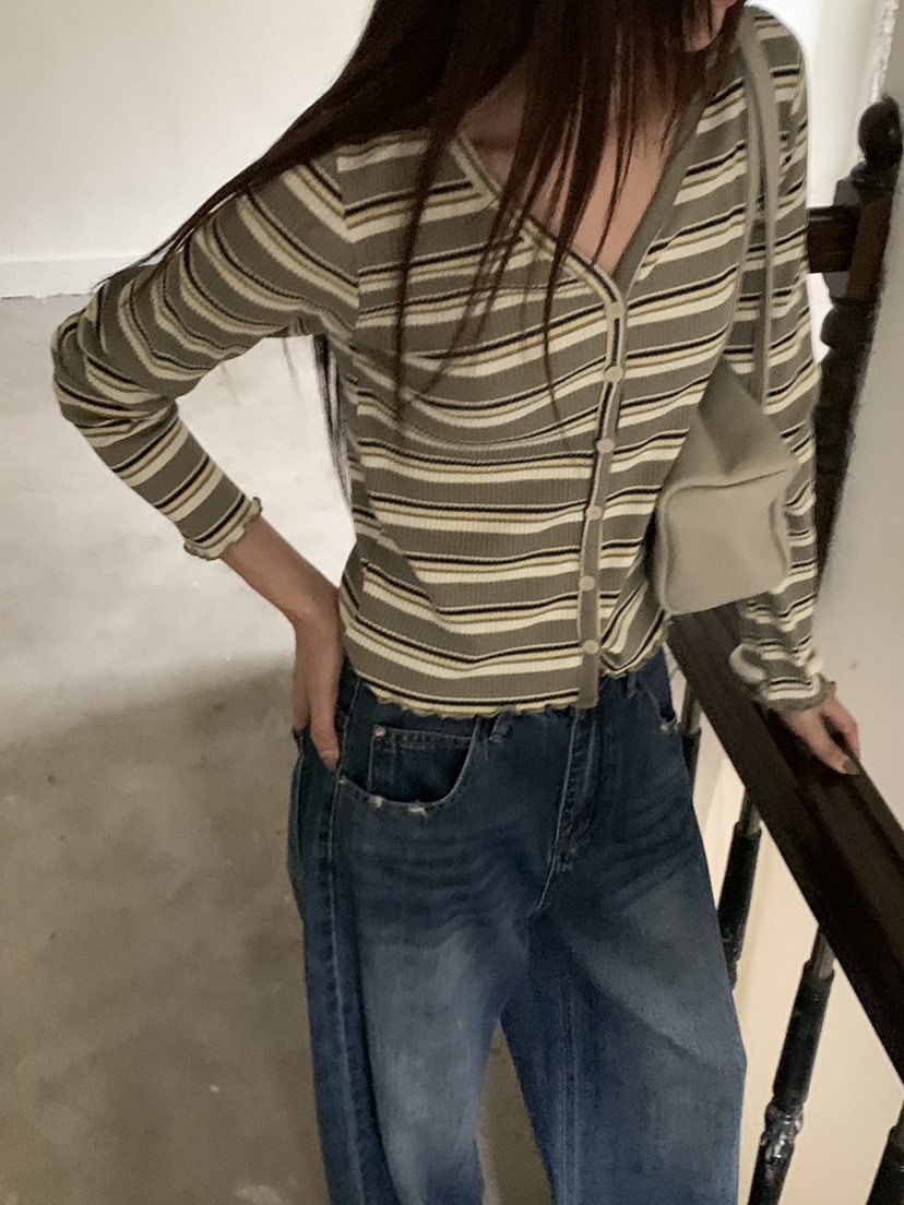 RIVER RAIN東大門直郵女裝新款熱賣時尚推薦開衫開衫羅紋RIVER RAIN開衫
