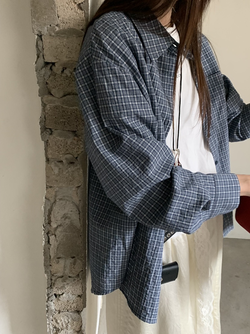 RIVER RAIN韓國直郵女士新款真品休閑推薦人氣襯衫蕾絲衫RIVER RAIN襯衫/蕾絲衫