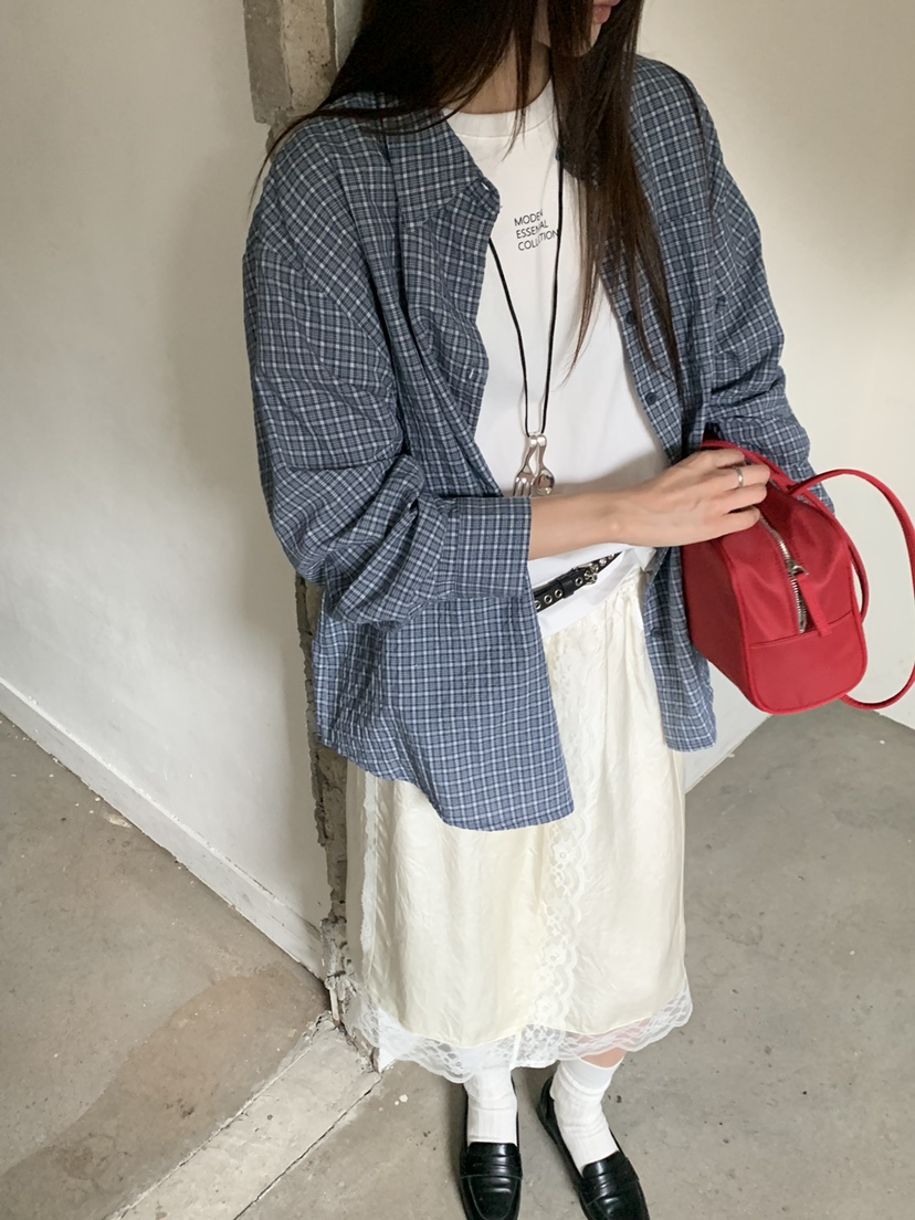 RIVER RAIN韓國直郵女士新款真品休閑推薦人氣襯衫蕾絲衫RIVER RAIN襯衫/蕾絲衫